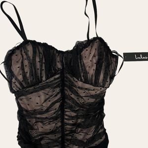 Lulu’s black bodysuit